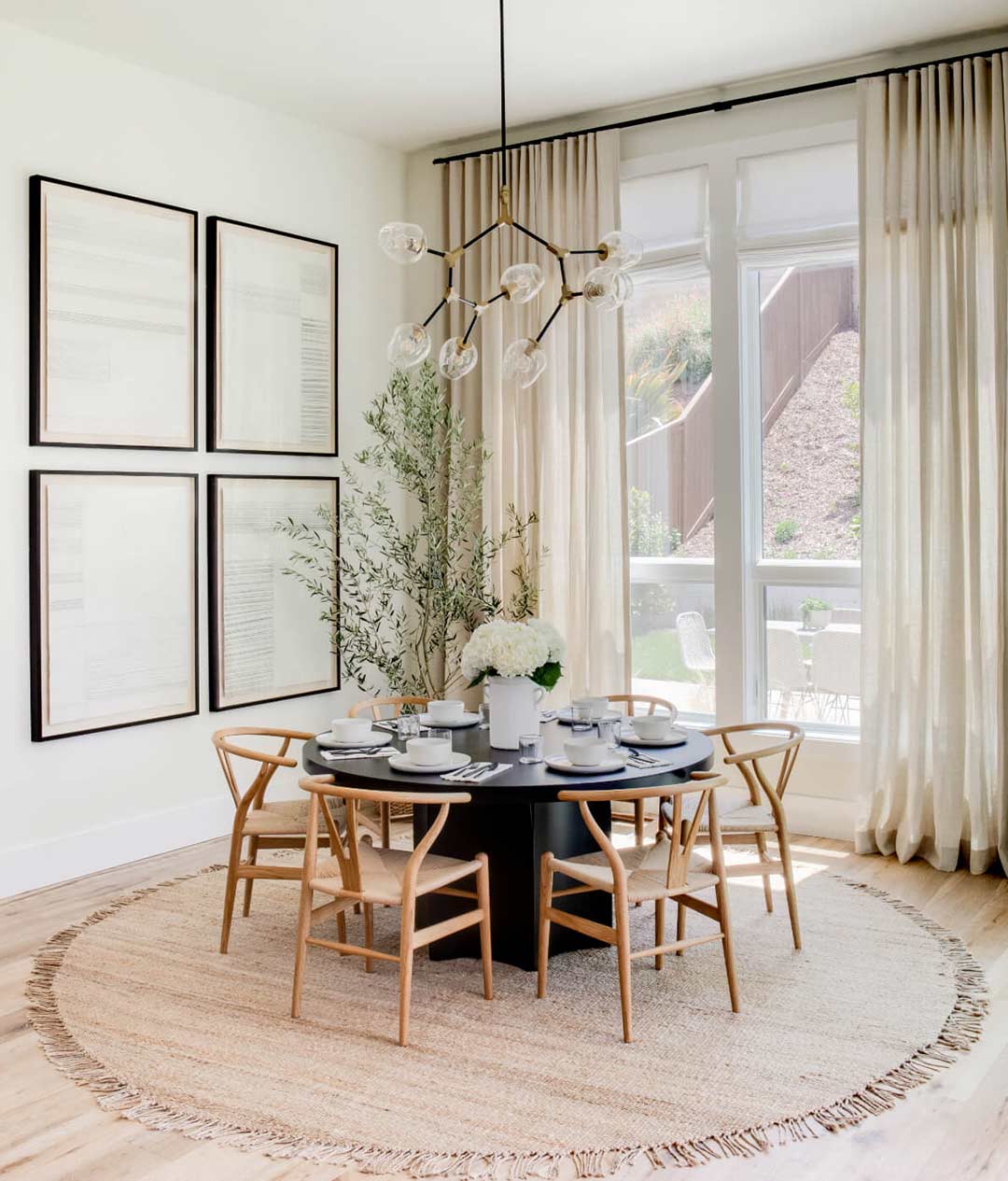 Lindye Galloway Dining Room Set Up - Timeless Design