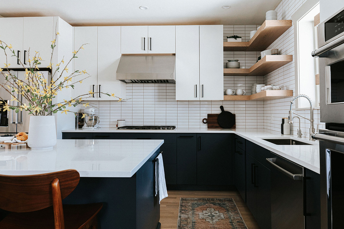 Modern kitchen remodel by Jenny Murphy of J. Reiko Design + Co in Boulder, Colorado
