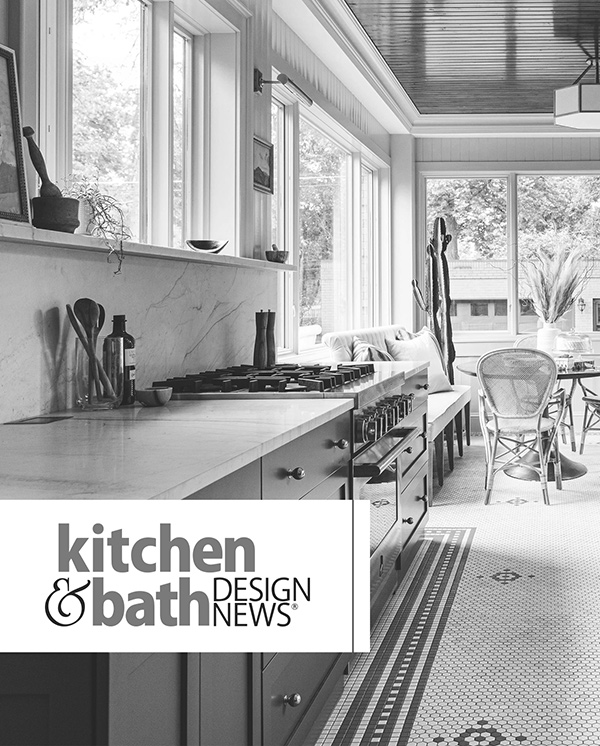 Design feature in kitchen & bath design news.