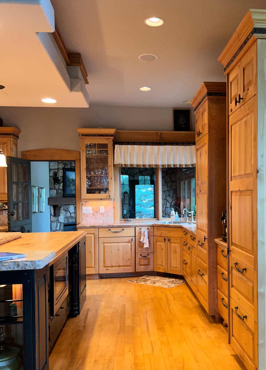 Kitchen 'before' image - J. Reiko Design + Co - Three Eagles Drive Project - before and after of a rustic and traditional mediterranean-inspired home in Fort Collins, Colorado