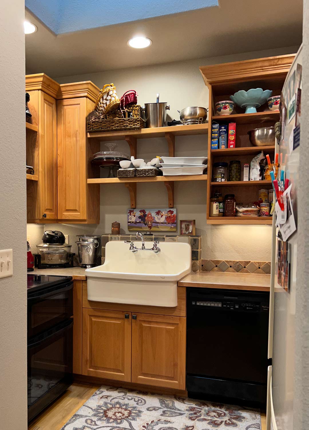 Pantry 'before' image - J. Reiko Design + Co - Three Eagles Drive Project - before and after of a rustic and traditional mediterranean-inspired home in Fort Collins, Colorado