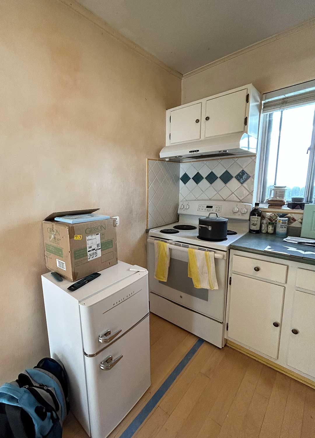Kitchen 'before' image - J. Reiko Design + Co - Clarkson Street Project - before and after of a historic Craftsman remodel in Denver, Colorado