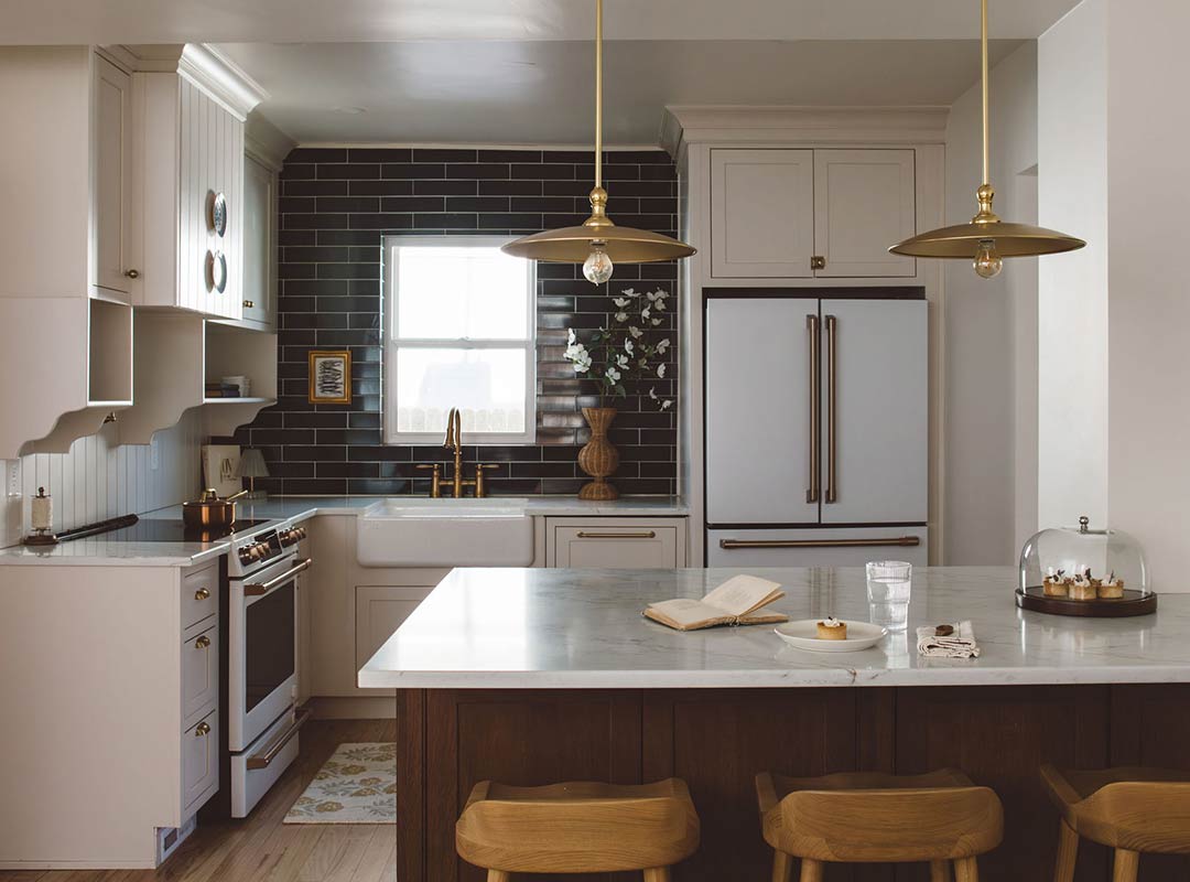 Kitchen 'after' image - J. Reiko Design + Co - Clarkson Street Project - before and after of a historic Craftsman remodel in Denver, Colorado
