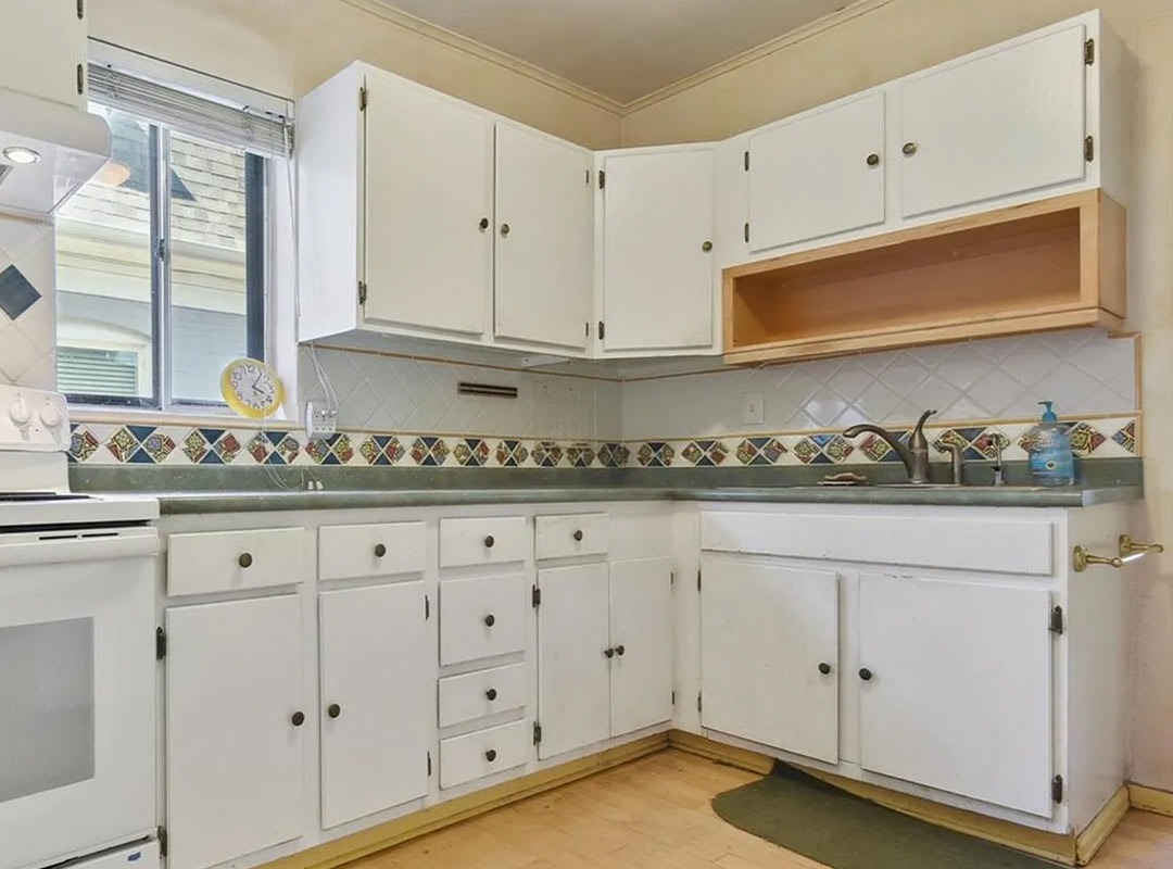 Kitchen 'before' image - J. Reiko Design + Co - Clarkson Street Project - before and after of a historic Craftsman remodel in Denver, Colorado