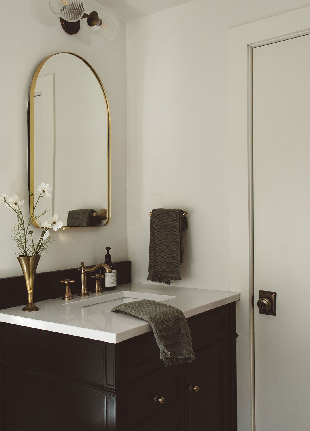 Primary bathroom 'after' image - J. Reiko Design + Co - Clarkson Street Project - before and after of a historic Craftsman remodel in Denver, Colorado
