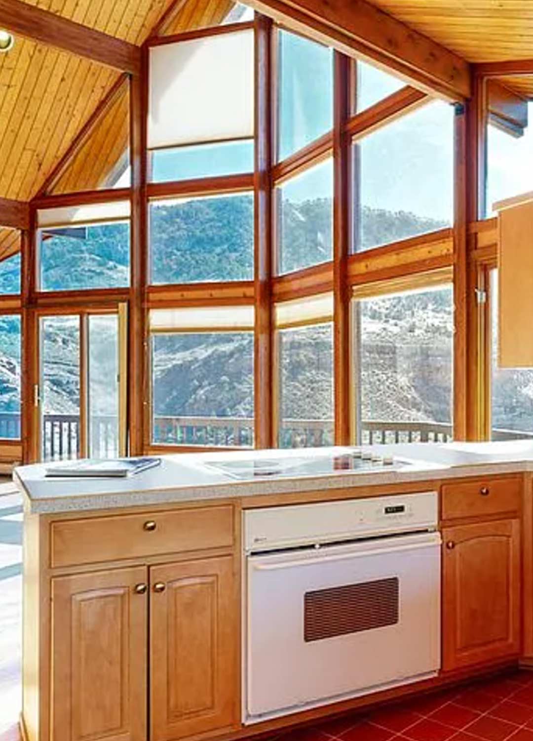Kitchen 'before' image - J. Reiko Design + Co - Redstone Canyon Project - before and after of a mountain modern remodel in Fort Collins, Colorado