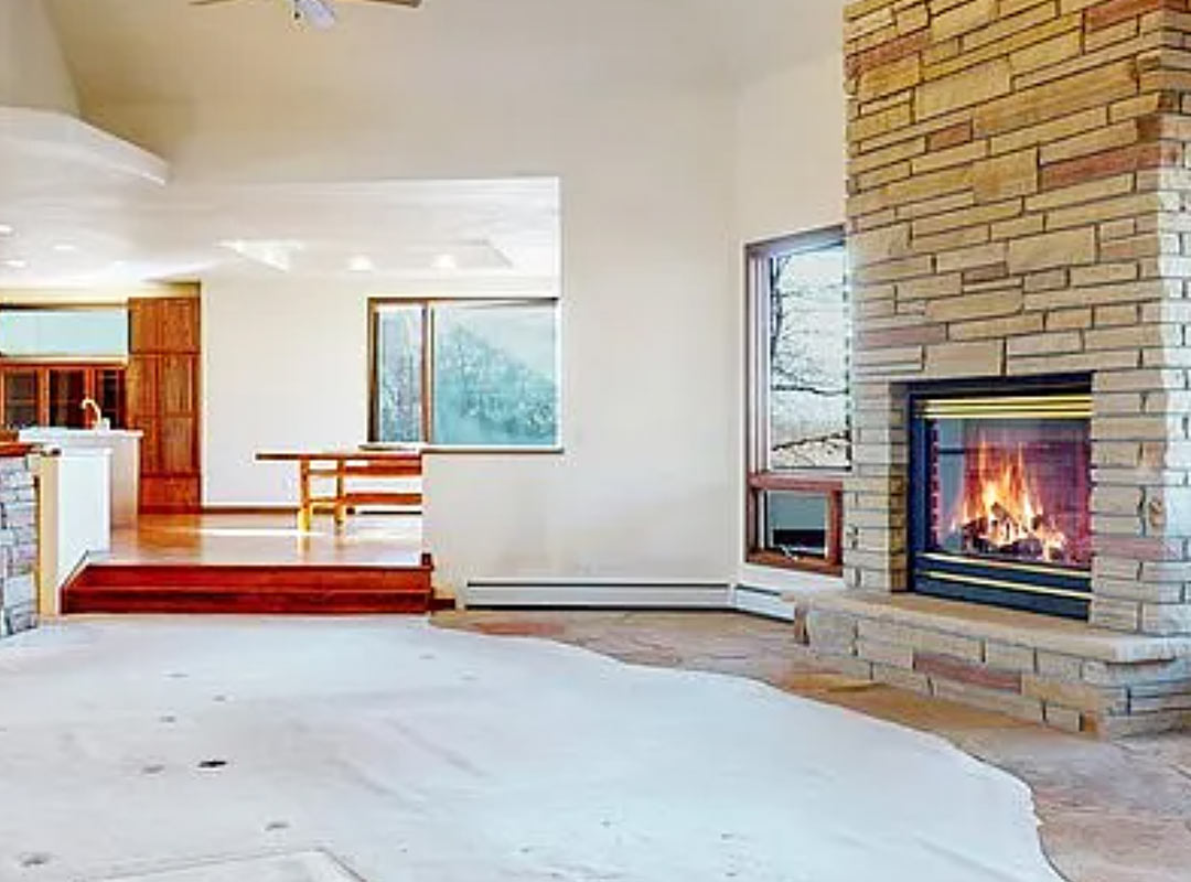 Living room 'before' image - J. Reiko Design + Co - Augusta Trail - before and after of a European farmhouse remodel in Fort Collins, Colorado