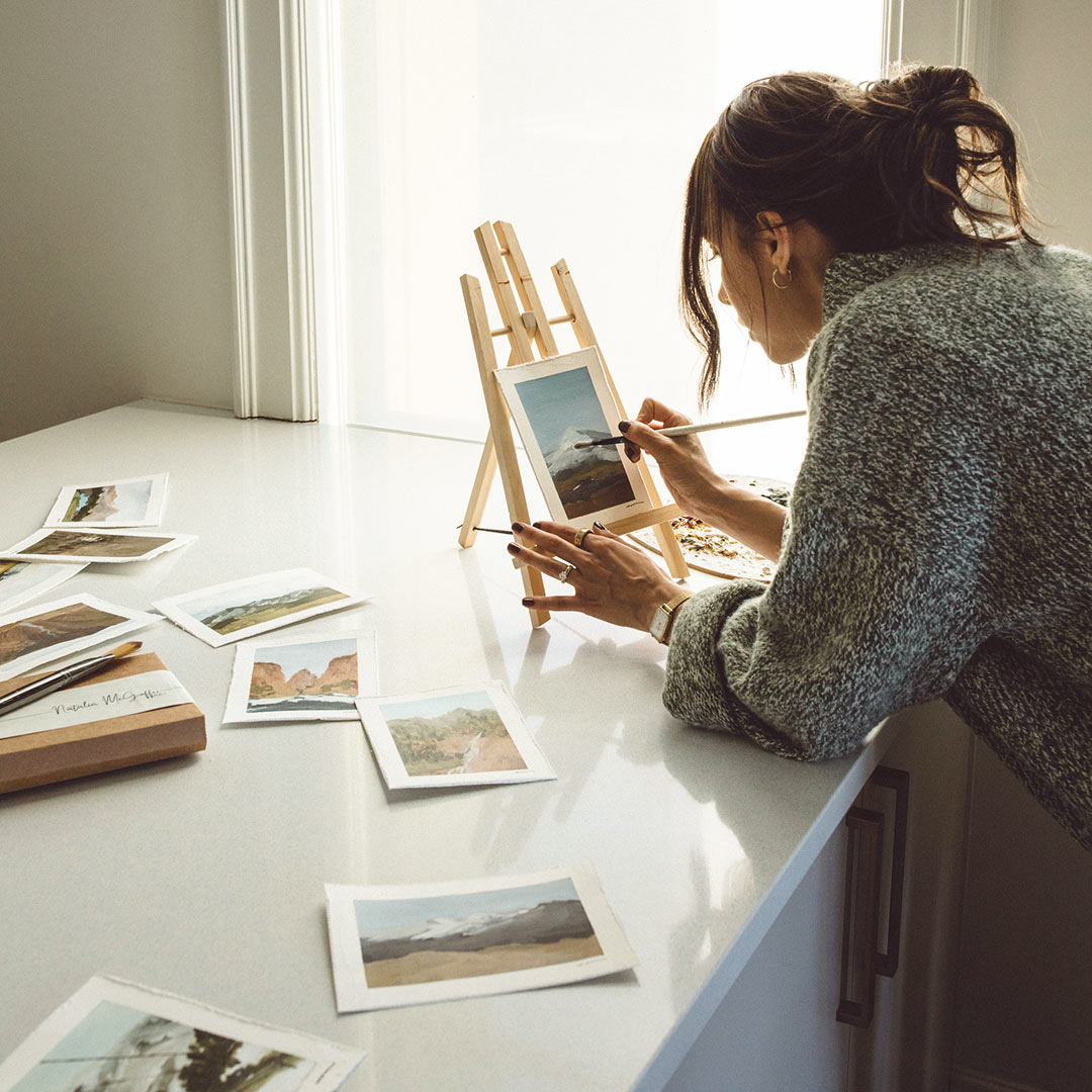 Introducing the J. Reiko x Natalia McGuffee Art Collection: Through the Mountains